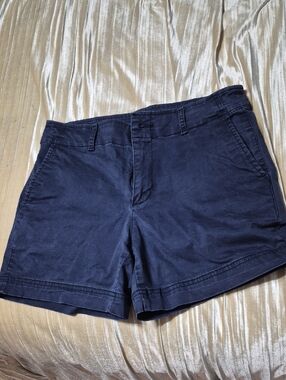 GAP Navy Cotton Chino Shorts
